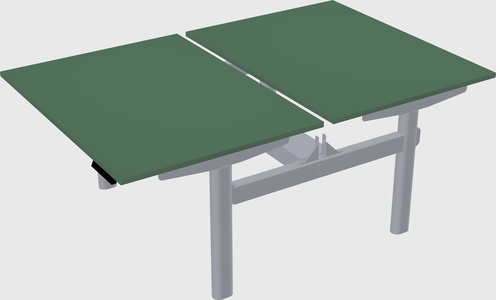 Shared electric desk