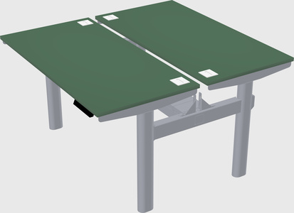 Shared electric desk