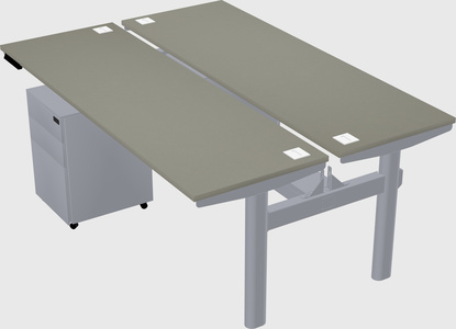 Shared electric desk