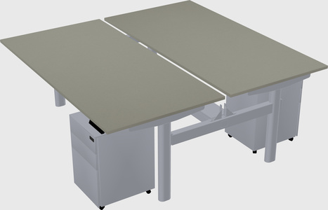 Shared electric desk