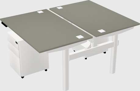 Shared electric desk