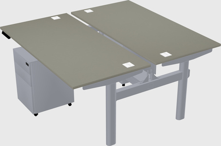 Shared electric desk