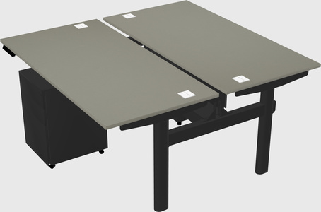 Shared electric desk