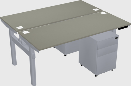 Shared electric desk