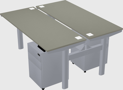 Shared electric desk