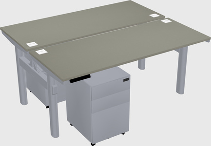 Shared electric desk