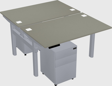 Shared electric desk