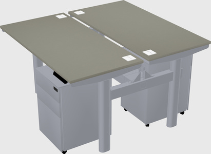 Shared electric desk
