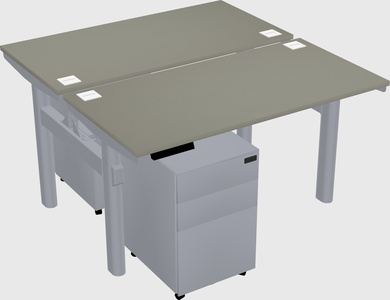 Shared electric desk