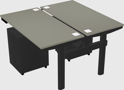 Shared electric desk