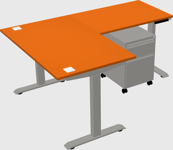 Height-adjustable desk - grade 3