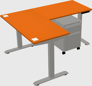 Height-adjustable desk - grade 3