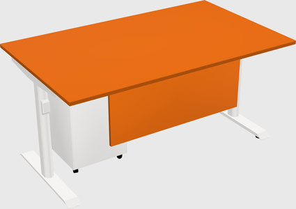 Dual motor electric desk