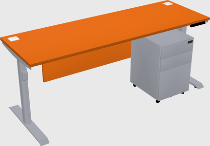 Dual motor electric desk
