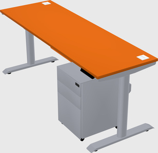 Dual motor electric desk