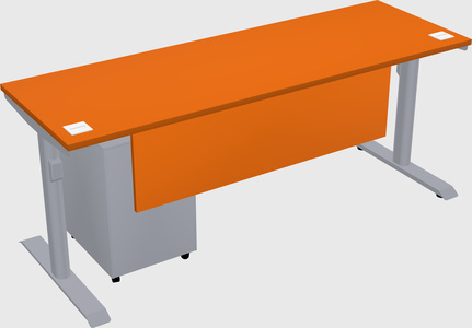 Dual motor electric desk