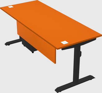 Dual motor electric desk