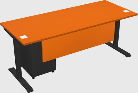 Dual motor electric desk