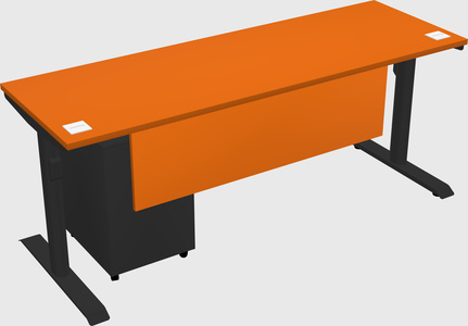 Dual motor electric desk