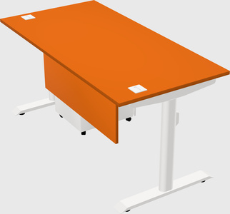 Dual motor electric desk