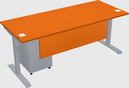 Dual motor electric desk