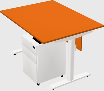 Dual motor electric desk