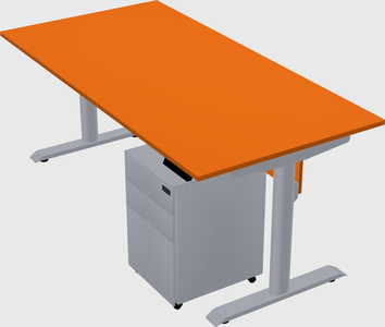 Dual motor electric desk