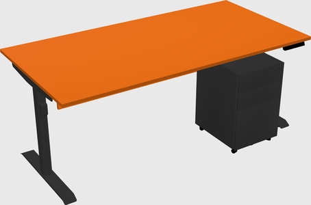 Dual motor electric desk