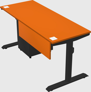 Dual motor electric desk