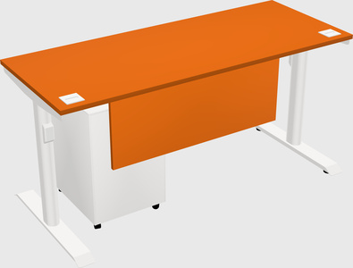 Dual motor electric desk
