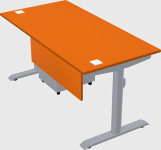 Dual motor electric desk