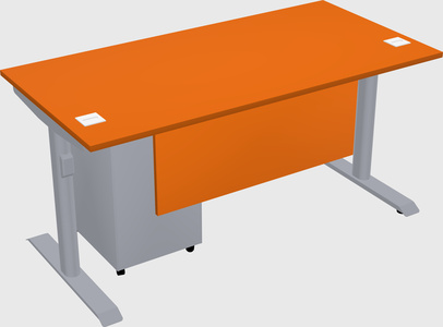Dual motor electric desk