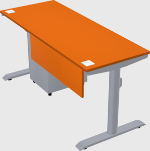 Dual motor electric desk