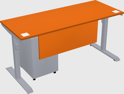 Dual motor electric desk