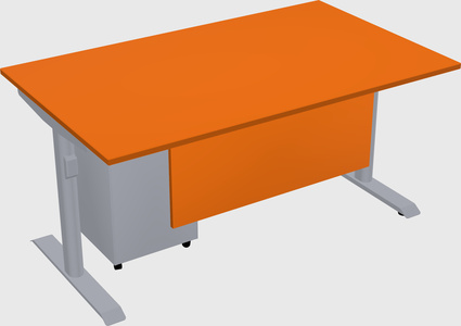 Dual motor electric desk