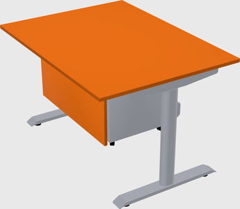 Dual motor electric desk