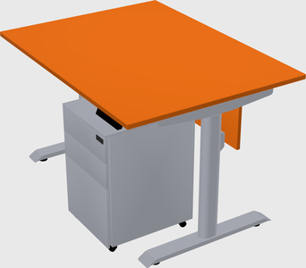 Dual motor electric desk