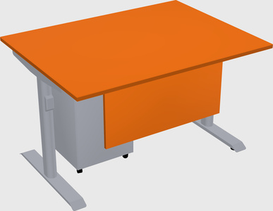 Dual motor electric desk