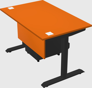 Dual motor electric desk