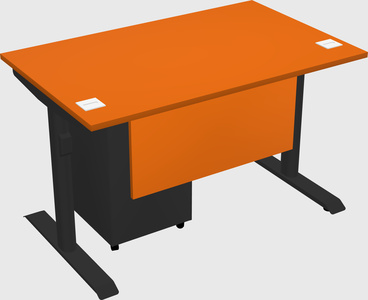 Dual motor electric desk