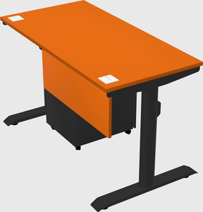 Dual motor electric desk