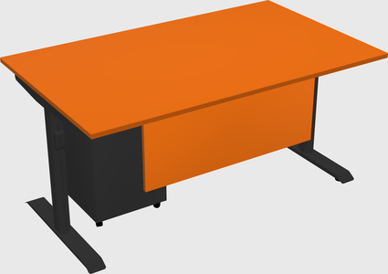Dual motor electric desk