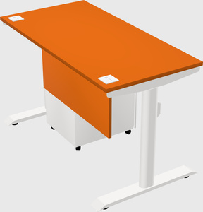 Dual motor electric desk