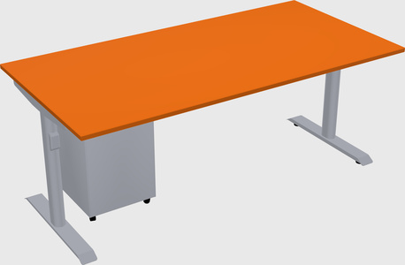 Dual motor electric desk