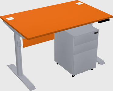 Dual motor electric desk