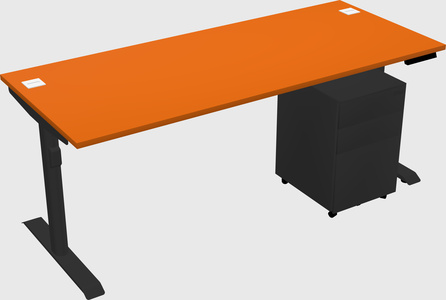 Dual motor electric desk