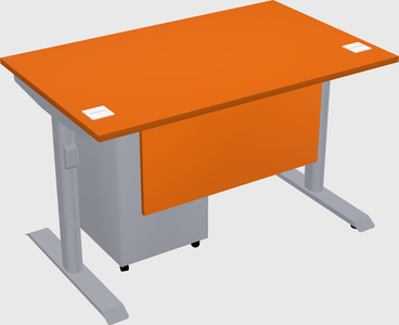 Dual motor electric desk