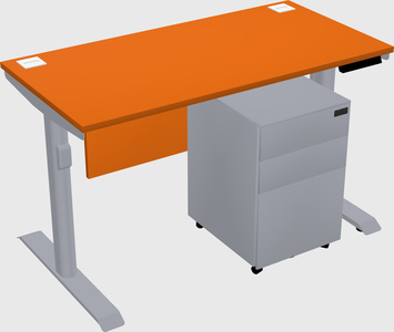 Dual motor electric desk