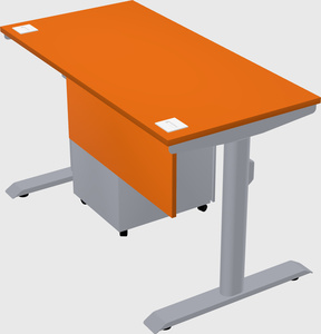 Dual motor electric desk