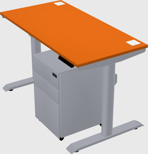Dual motor electric desk